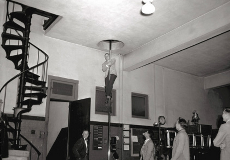 Illustration for article titled The Rise and Fall of the Fireman’s Pole